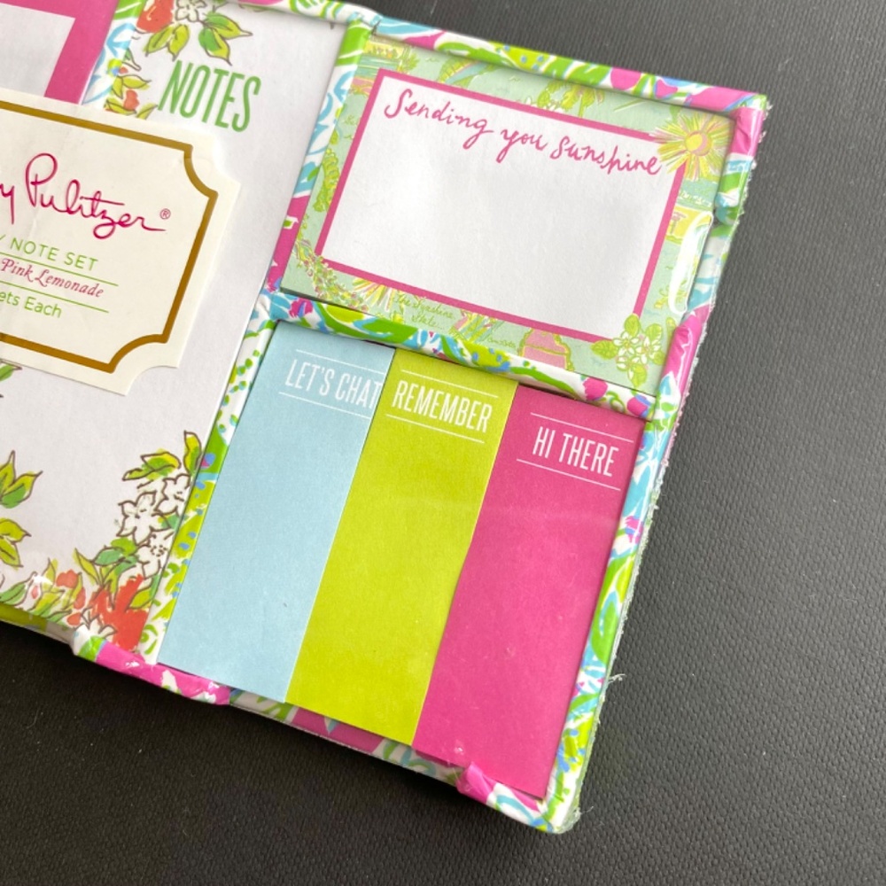 NWT Lilly Pulitzer Sticky Note Set - Picture 8 of 13